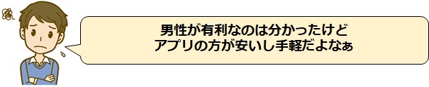 アプリで婚活